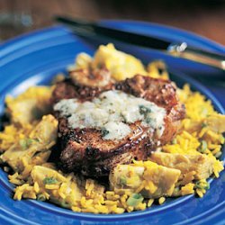 Blue Cheese Veal Chops