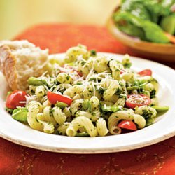 Fava Beans with Pesto and Cavatappi