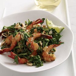 Vietnamese-Style Shrimp and Watercress Stir-Fry