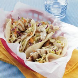 Fish Tacos with Sesame-Ginger Slaw