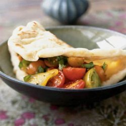 Piadini with Cherry Tomatoes and Smoked Mozzarella