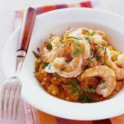 Golden Squash with Sauteed shrimp