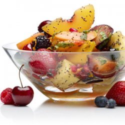 Chilled Tutti Frutti Poppy Seed Salad