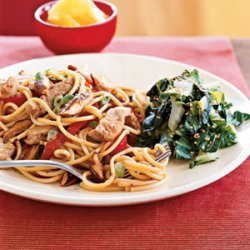 Teriyaki Pork and Vegetables with Noodles