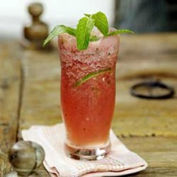 Slushy Watermelon Mojitos