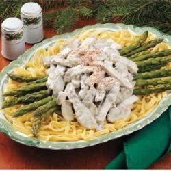 Asparagus Beef Stroganoff