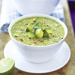 Grilled Corn and Pepper Bisque