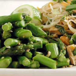 Asparagus with Ginger Vinaigrette