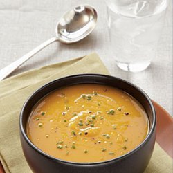 Roasted Butternut Squash and Shallot Soup