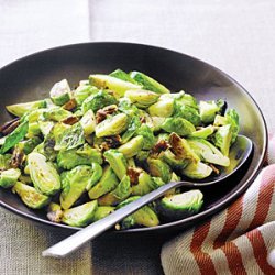 Brussels Sprouts and Wheat Berry Slaw with Smoked Paprika Dressing