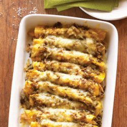 Green Chile Chicken Enchiladas