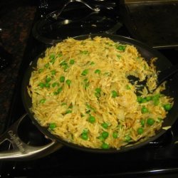 Parmesan Orzo and Peas