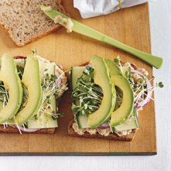 Smashed White Bean and Avocado Club