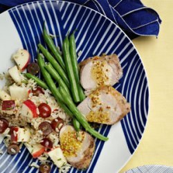 Brown Basmati Rice and Roast Pork Tenderloin