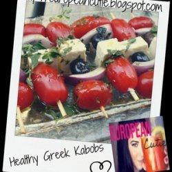 Healthy Greek Kabobs  ♥