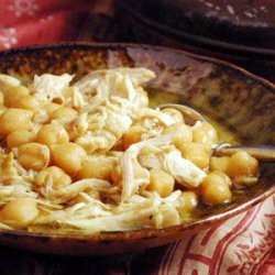 Ferakh bel Hummus (Chicken with Chickpeas)