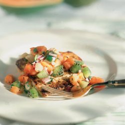 Pan-Seared Mahimahi With Tropical Salsa