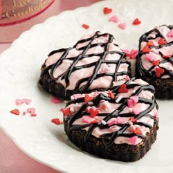 Be Mine Cherry Brownies