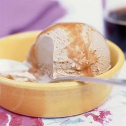 Cuban Coffee Ice Cream with Dulce de Leche