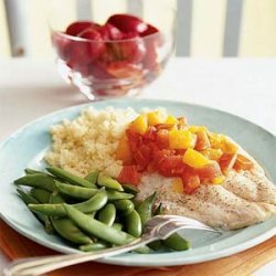 Baked Snapper with Tomato-Orange Sauce