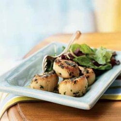 Sauteed Scallops with Parsley and Garlic