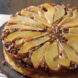 Pear and Pecan Upside-down Cake