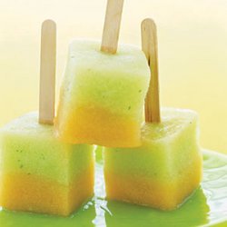 Mint-Melon Pops