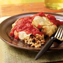 Barley-Stuffed Cabbage Rolls with Pine Nuts and Currants