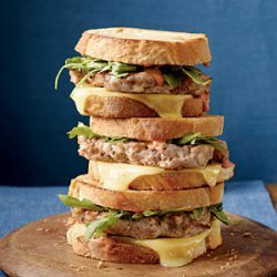 Turkey Burger Patty Melts