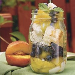 Peach-and-Blueberry Parfaits