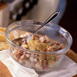 Dijon-Potato Salad with Smoked Chicken Sausage