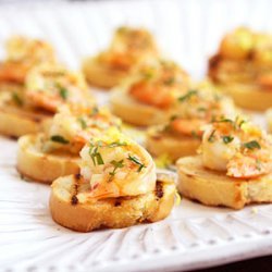 Shrimp Bruschetta al Limoncello