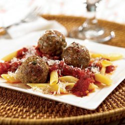 Turkey Meatballs with Penne