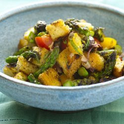 Grilled-Asparagus Panzanella