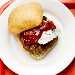 Spicy Blue Turkey Burgers