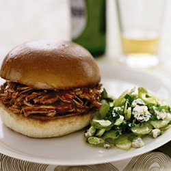 Barbecue Turkey Sandwiches with Celery Salad