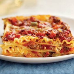 Lasagna with Sausage Ragù