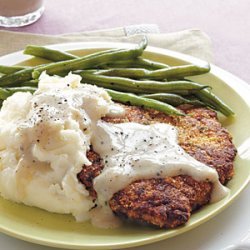 Chicken-Fried Steak with Soy Milk Gravy