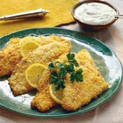 Spicy  Fried  Catfish with Lemon Cream