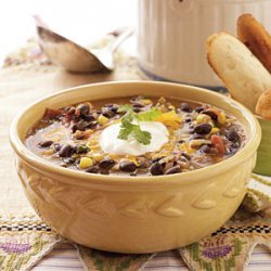 One-Pot Spicy Black Bean Chili