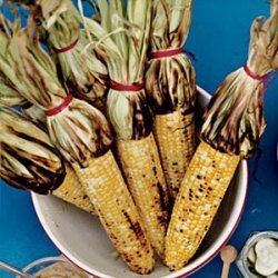 Grilled Corn with Mango-Habanero Butter