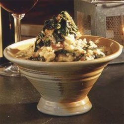 Collard Green Risotto and Pot Liquor