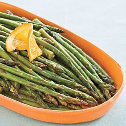 Roasted Orange-Ginger Asparagus