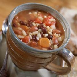 Spicy Black-and-Red Bean Soup