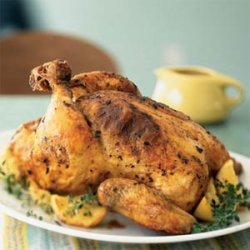 Roasted Chicken with Lemons and Thyme