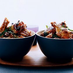 Sticky Sesame Chicken Wings