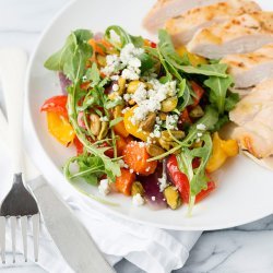 Chicken and Roasted Vegetable Salad