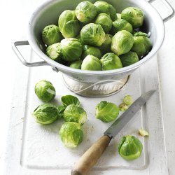 Brussels Sprout and Chicken Stir-Fry