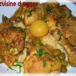 Poulet aux Citrons Confits et Olives