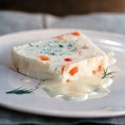 White Fish Terrine with Salmon Roe and Dill